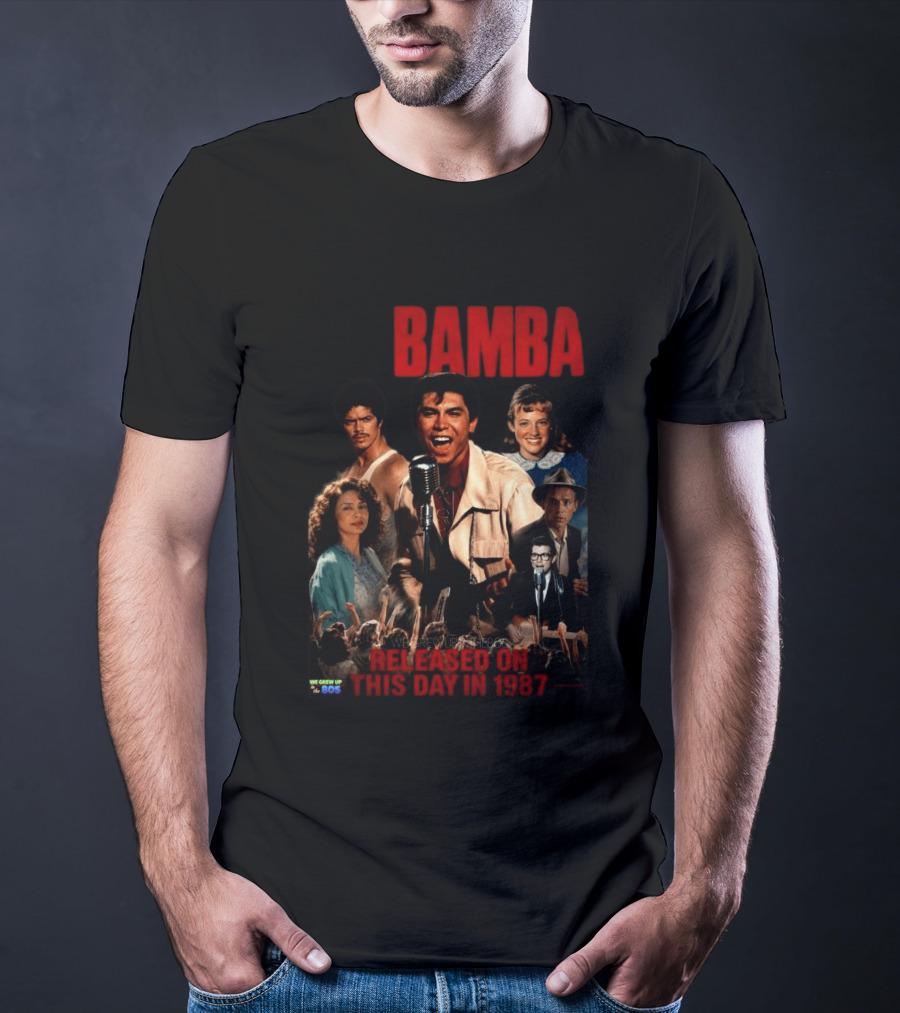 Bamba Released On This Day In 1987 80s Movie T-Shirt