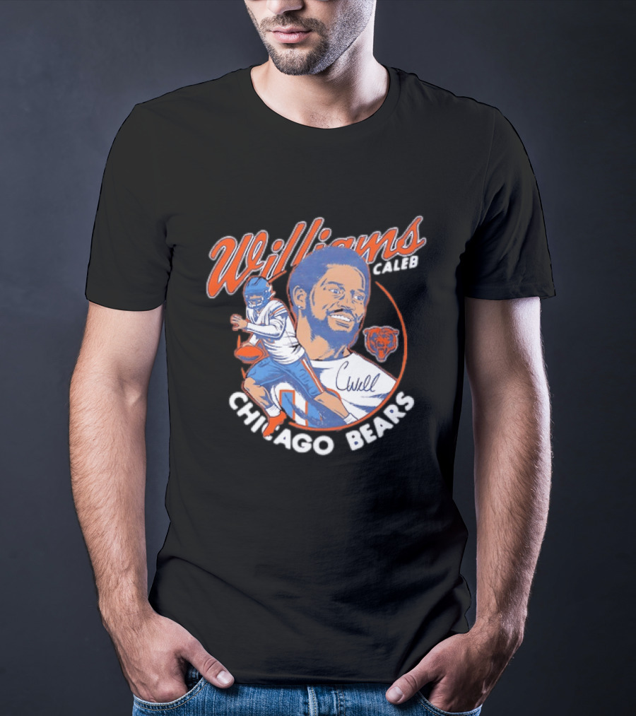 Williams Caleb Chicago Bears Football Player Bears T-Shirt