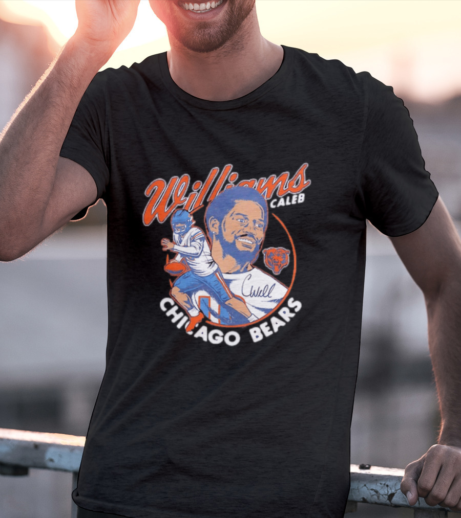 Williams Caleb Chicago Bears Football Player Bears T-Shirt