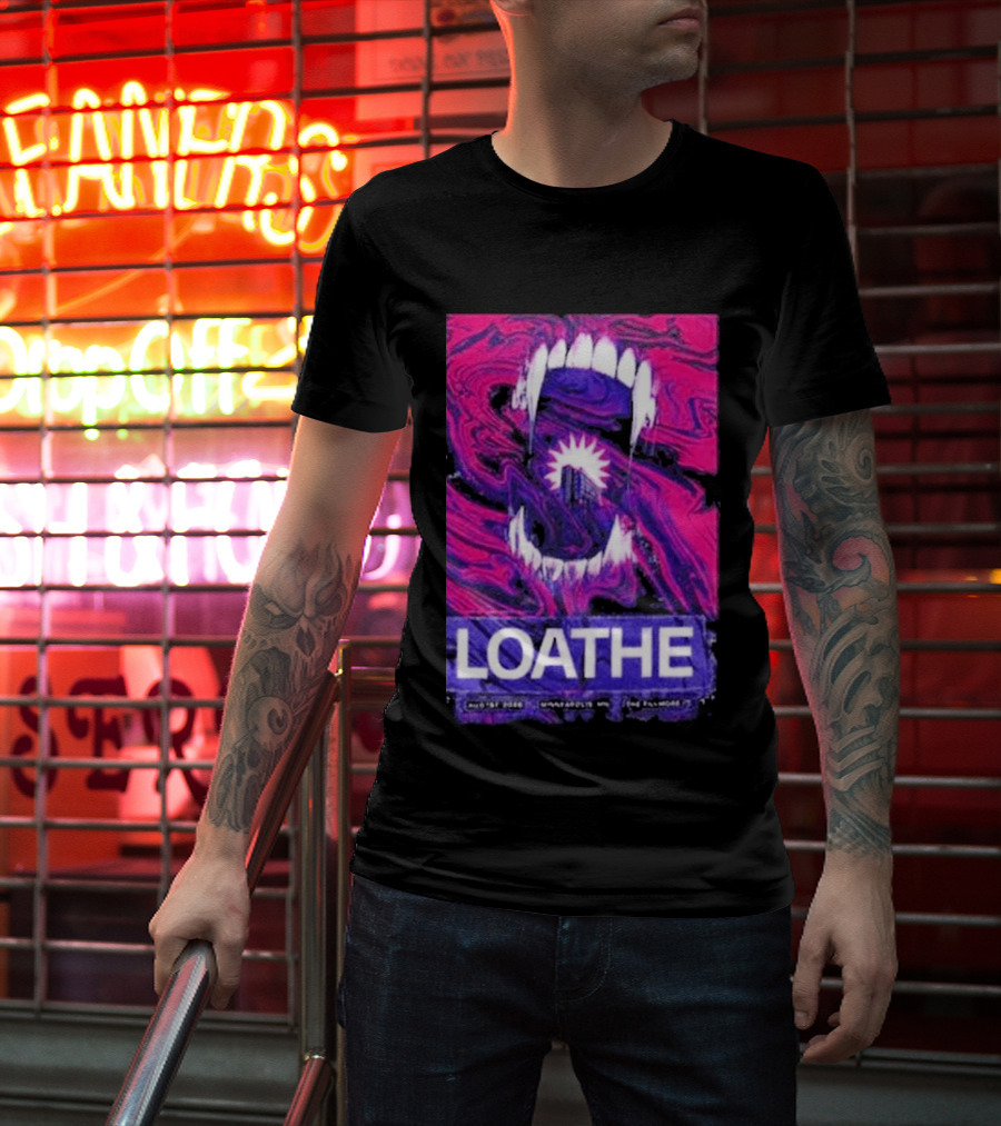 Loathe Band Live At The Fillmore Minneapolis MN August 1 2026 Concert T-Shirt
