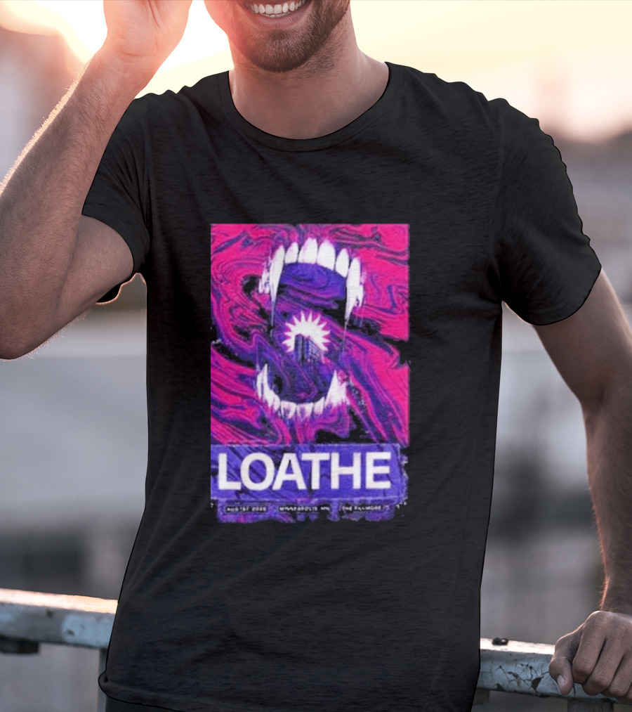 Loathe Band Live At The Fillmore Minneapolis MN August 1 2026 Concert T-Shirt