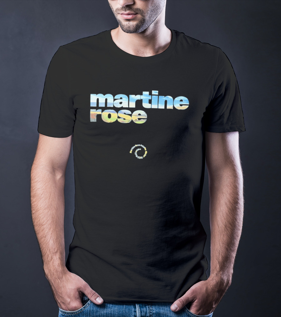 Martine Rose Autumn Winter 2021 Collection Sky Landscape Spiral T-Shirt