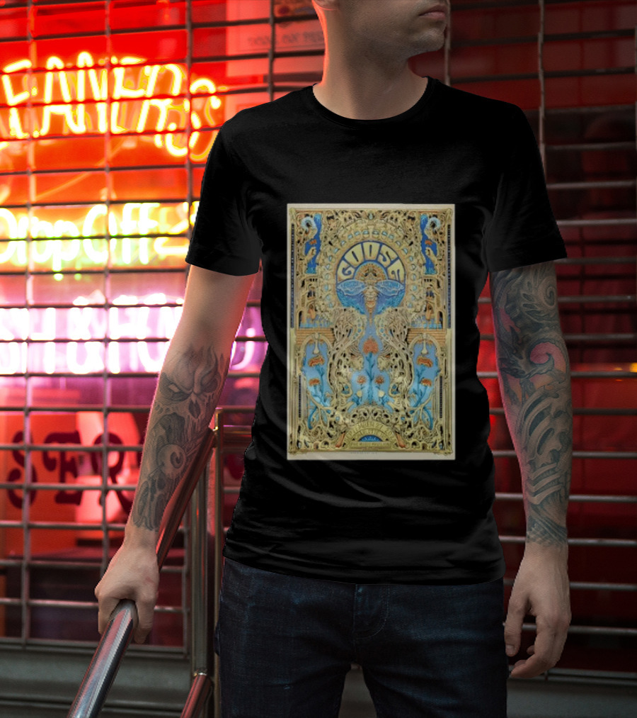 Goose September 27th 2025 PNC Music Pavilion Charlotte NC Tour Art Deco T-Shirt