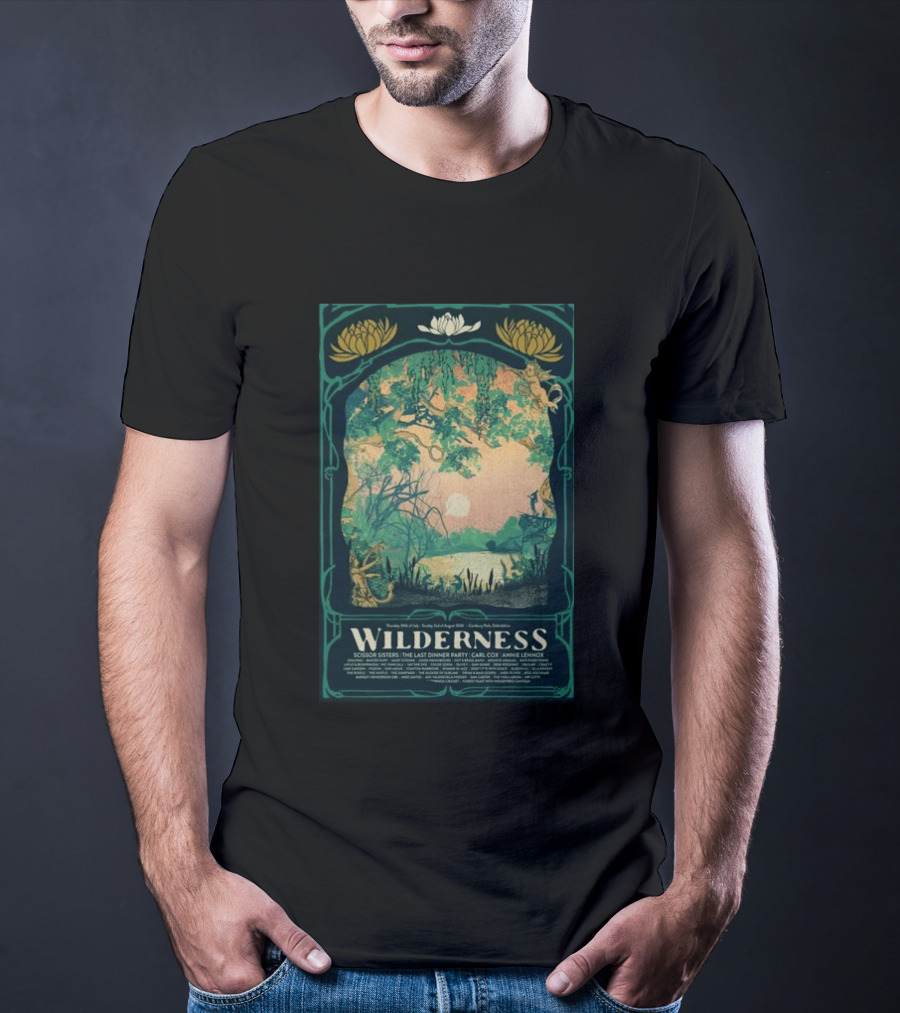 Wilderness Festival Aug 02 2026 Cornbury Park Oxfordshire Scissor Sisters The Last Dinner Party Carl Cox Annie Lennox T-Shirt