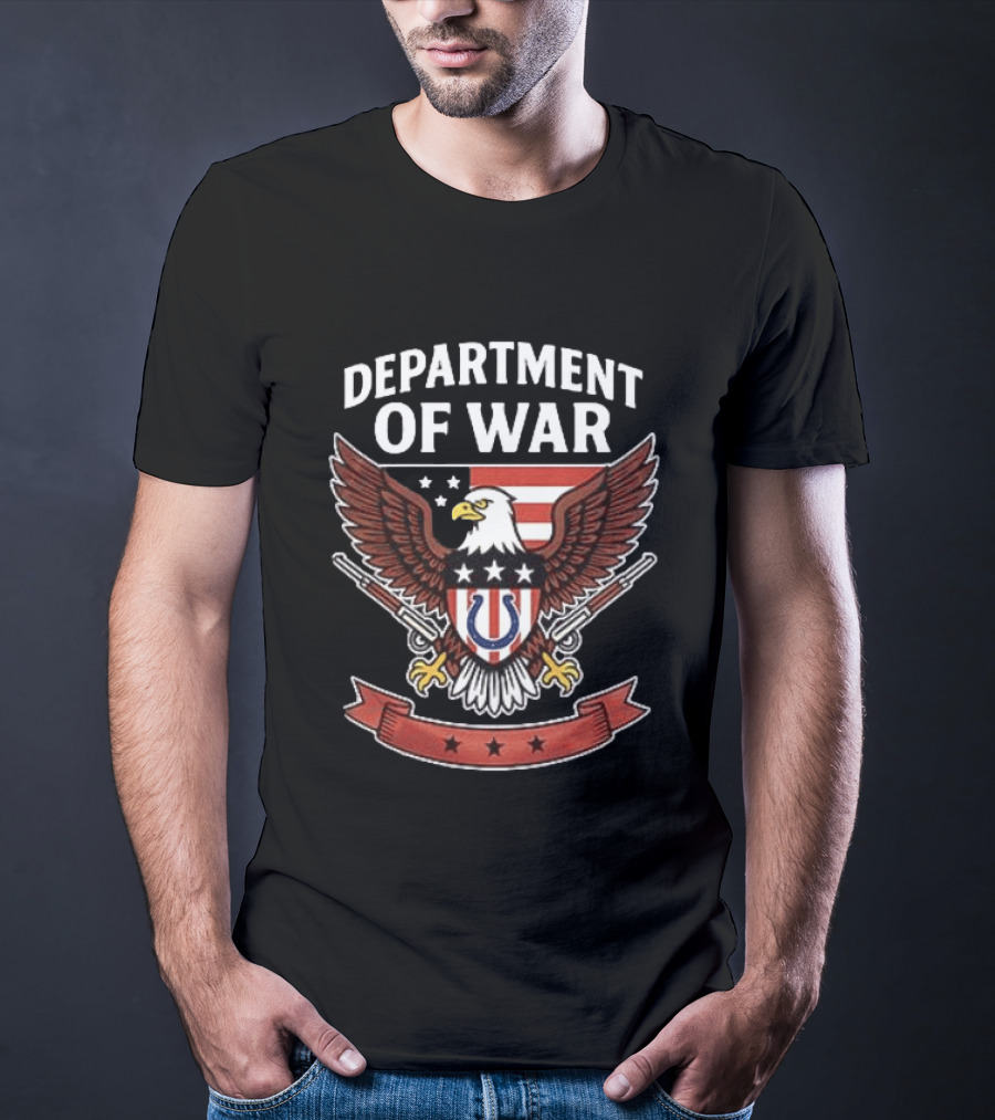 Department Of War Eagle Indianapolis Colts Stars And Stripes T-Shirt