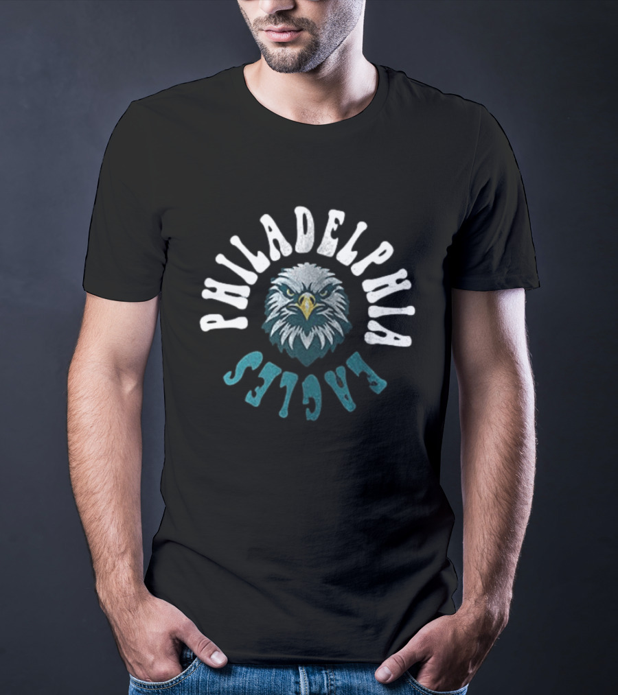 Philadelphia Eagles Yesterday Today Tomorrow Forever No Matter What Diamond Heart T-Shirt