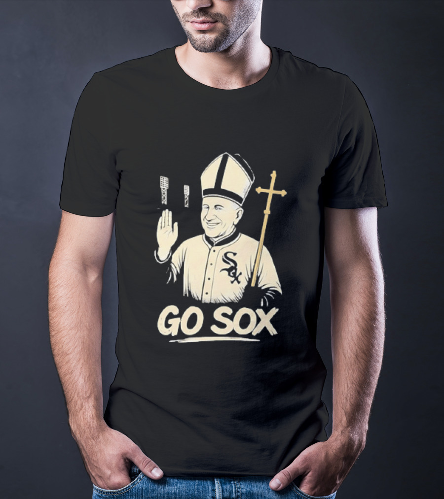 Pope Francis Go Sox Chicago White Sox MLB T-Shirt