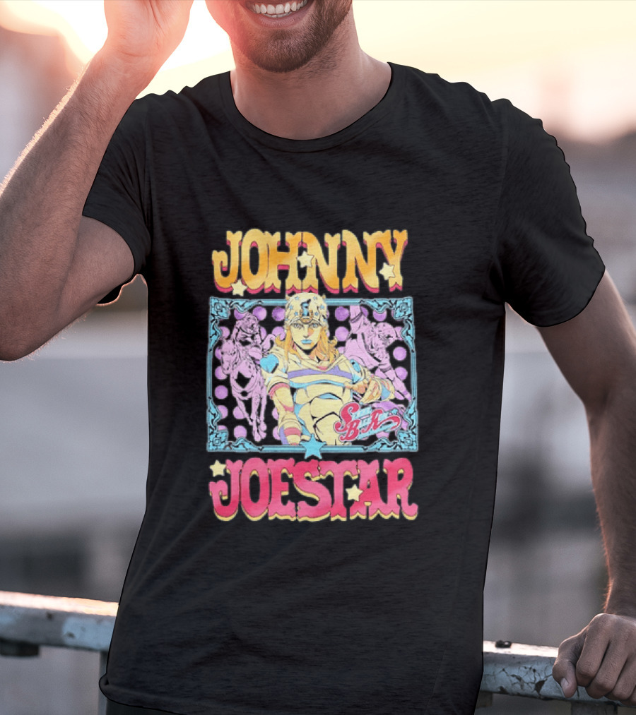 Johnny Joestar Steel Ball Run JoJo's Bizarre Adventure SBR Anime T-Shirt