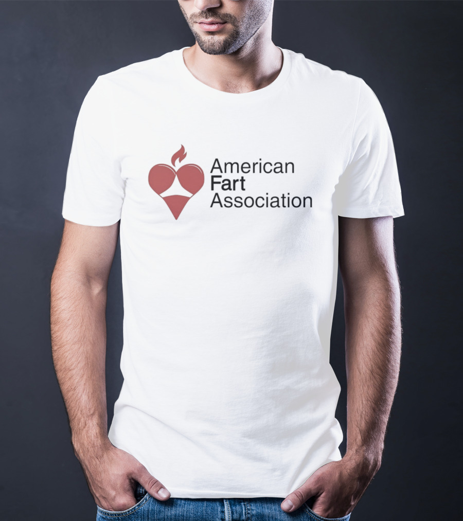 American Fart Association Heart Flame T-Shirt