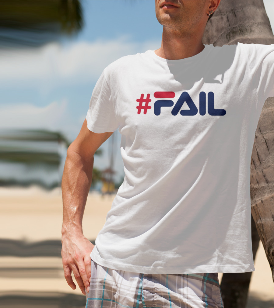#FAIL Hashtag Bold Modern T-Shirt