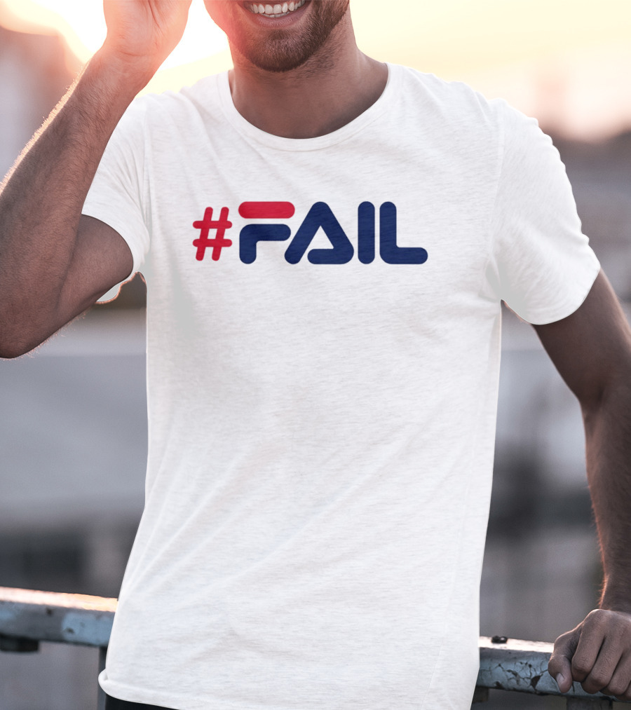 #FAIL Hashtag Bold Modern T-Shirt