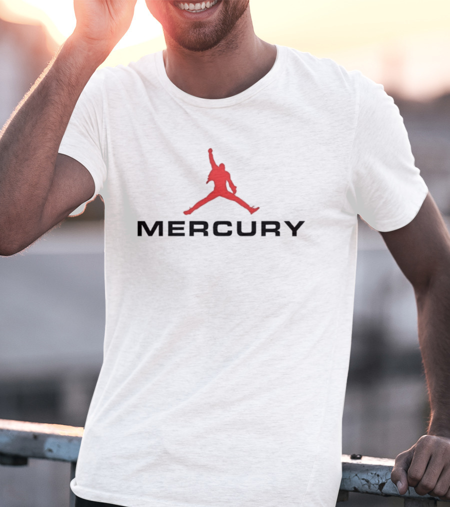 Freddie Mercury Jumpman Parody Queen Rock Music T-Shirt