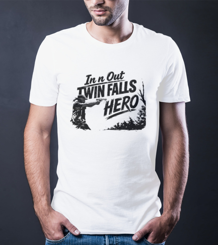 In N Out Twin Falls Hero Jordan Salinas Idaho T-Shirt