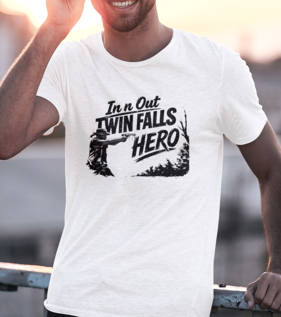 In N Out Twin Falls Hero Jordan Salinas Idaho T-Shirt