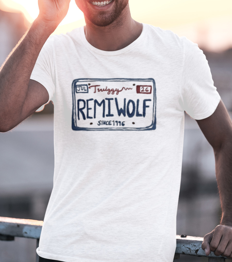 Remi Wolf Store License Plate December Twirl 227 California 2023 T-Shirt