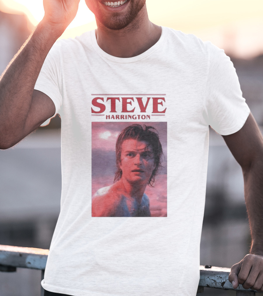 Steve Harrington Vintage Aesthetic Stranger Things Joe Keery T-Shirt