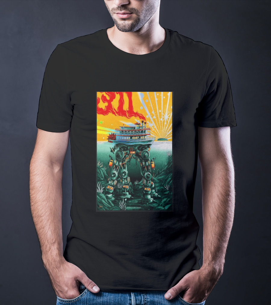 311 Kansas City MO 2026 Steamboat Robot T-Shirt