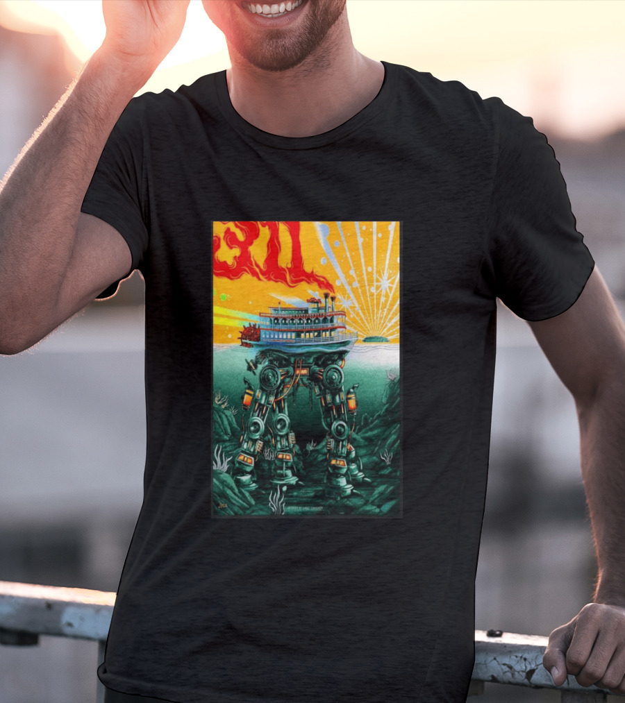 311 Kansas City MO 2026 Steamboat Robot T-Shirt
