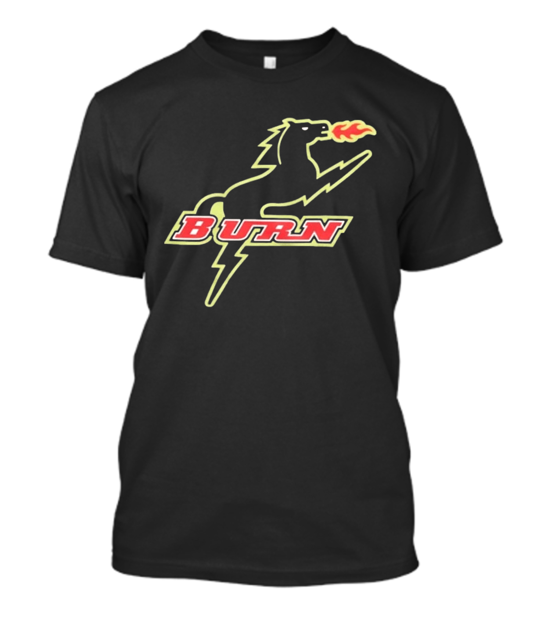 Burn Fire Breathing Horse Team T-Shirt