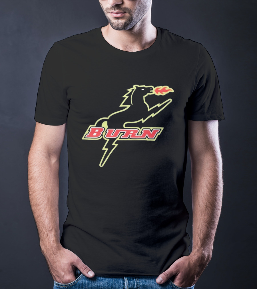 Burn Fire Breathing Horse Team T-Shirt