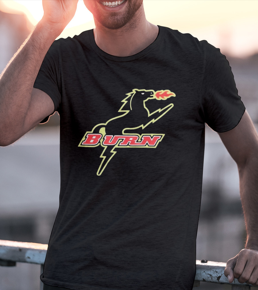 Burn Fire Breathing Horse Team T-Shirt