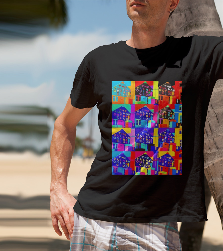 The Fulham Football Club Pop Art Craven Cottage T-Shirt