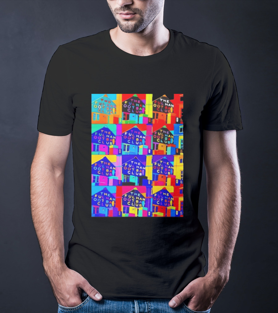 The Fulham Football Club Pop Art Craven Cottage T-Shirt