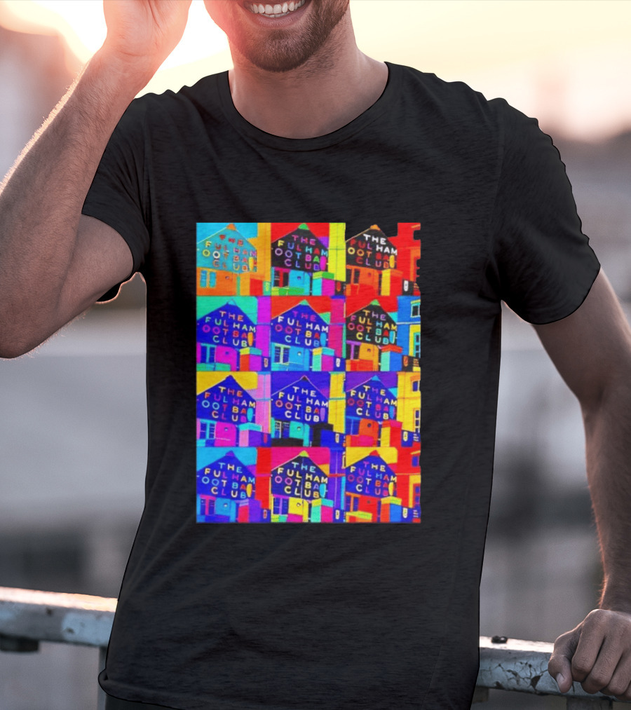 The Fulham Football Club Pop Art Craven Cottage T-Shirt