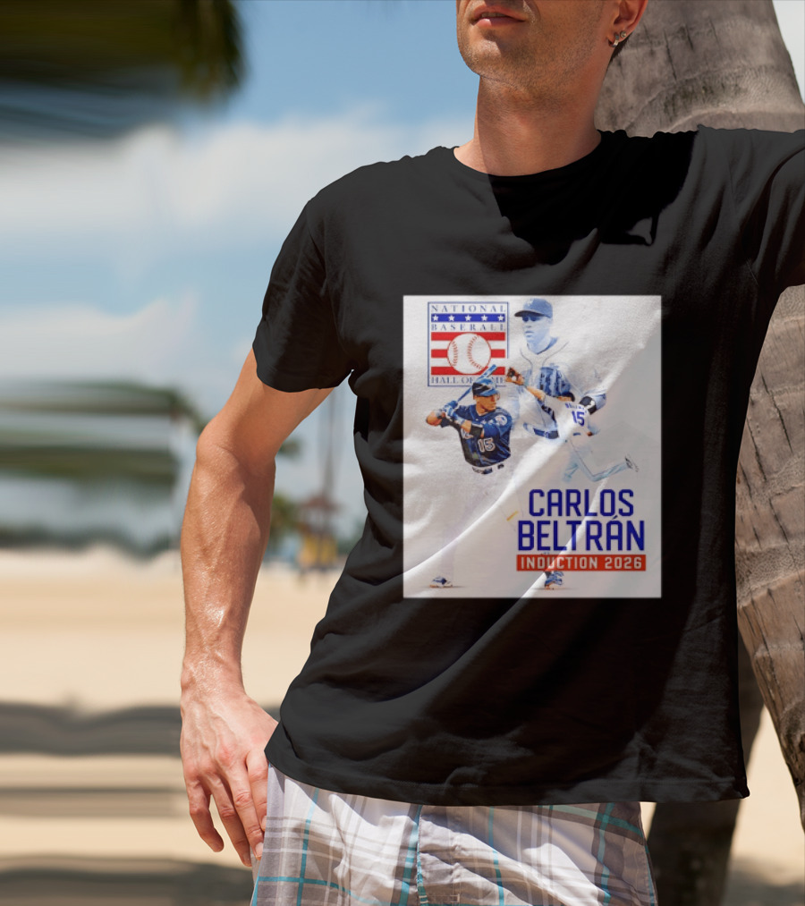 Carlos Beltran National Baseball Hall Of Fame Induction 2026 T-Shirt