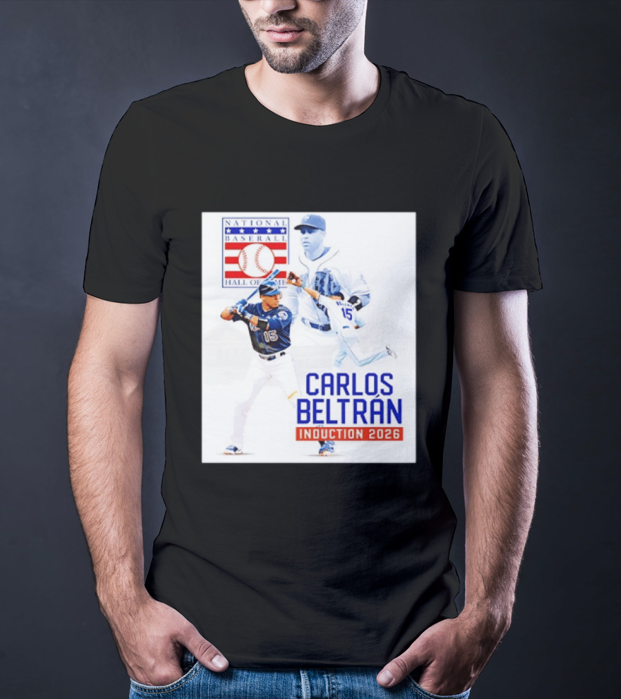 Carlos Beltran National Baseball Hall Of Fame Induction 2026 T-Shirt