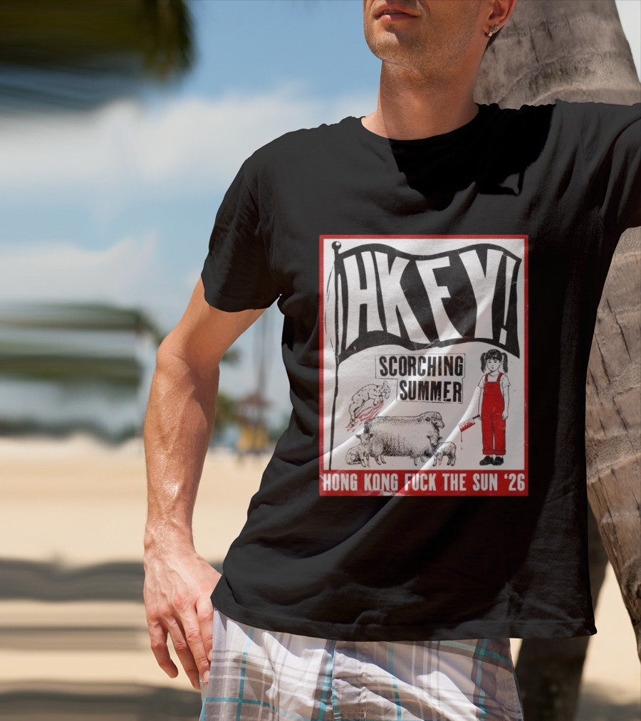 HKFY Scorching Summer Hong Kong Fuck The Sun 26 With Girl In Red Overalls And Sheep T-Shirt