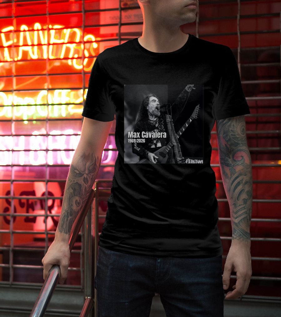 Max Cavalera 1969 2026 Heavy Metal Icon Performance T-Shirt