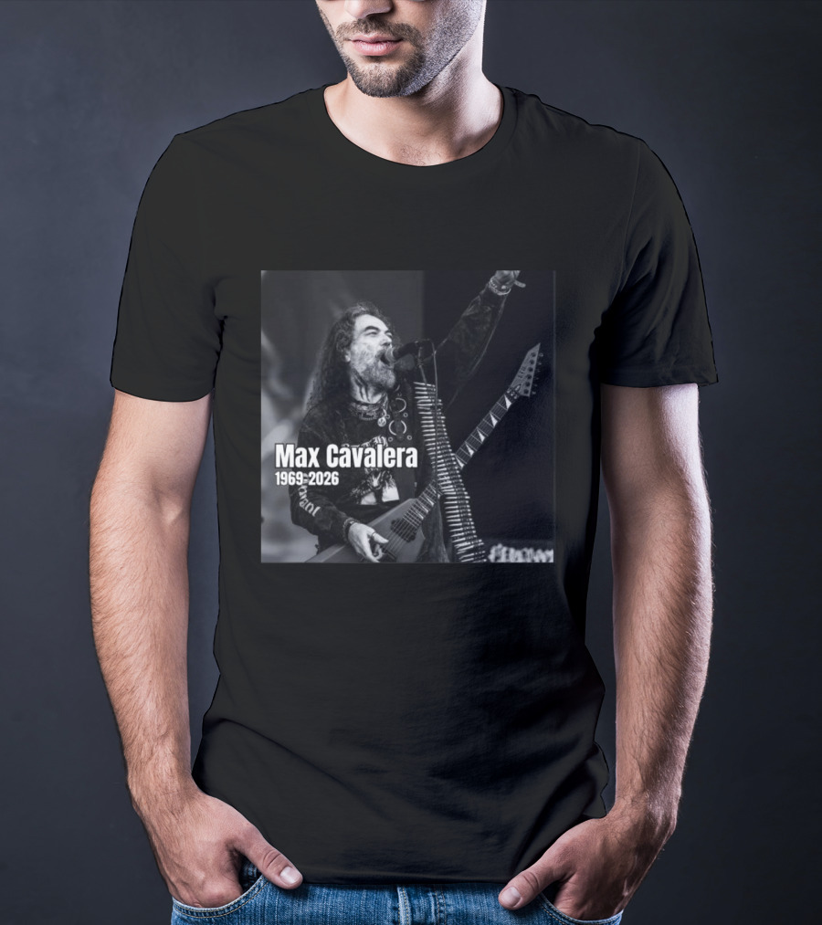 Max Cavalera 1969 2026 Heavy Metal Icon Performance T-Shirt