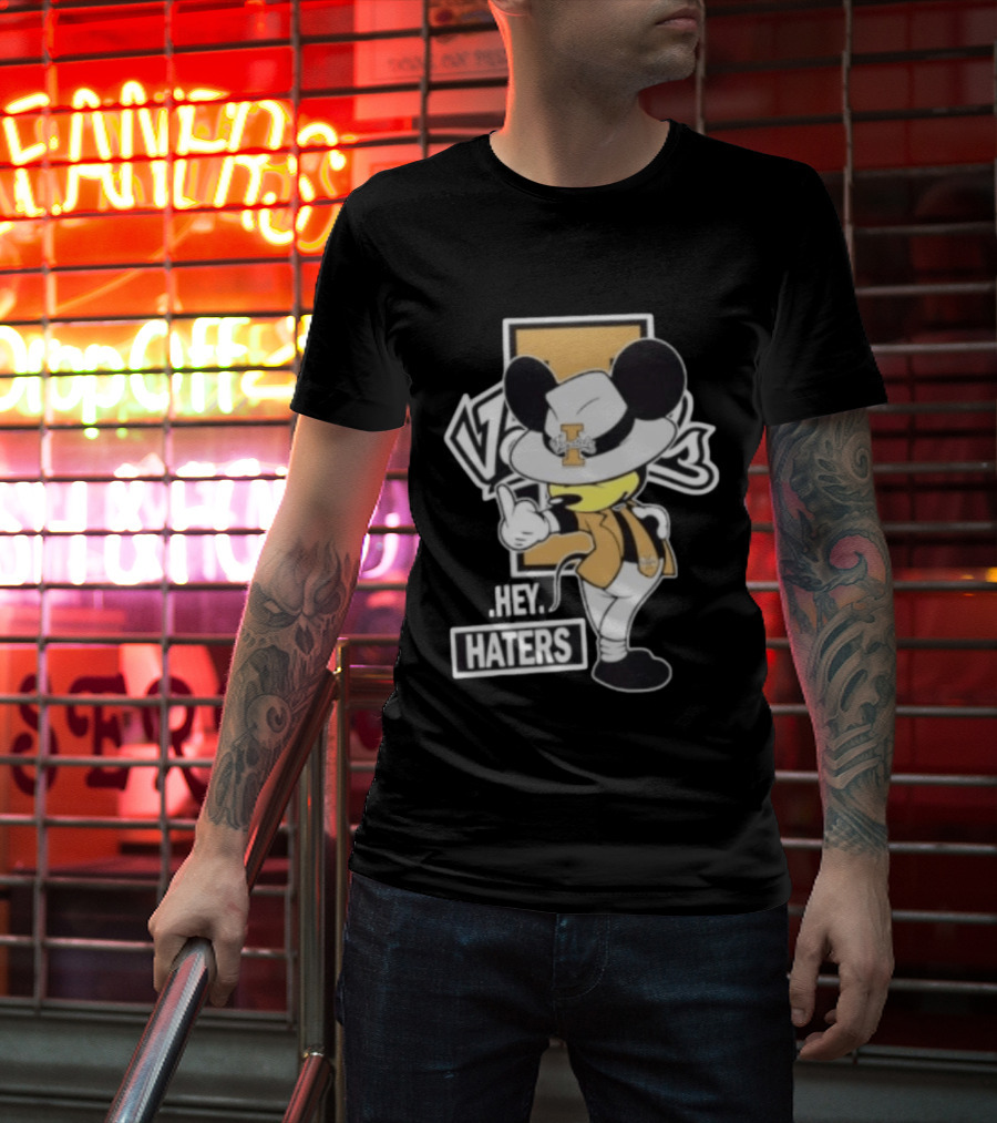 Idaho Vandals Football Mickey Hey Haters T-Shirt