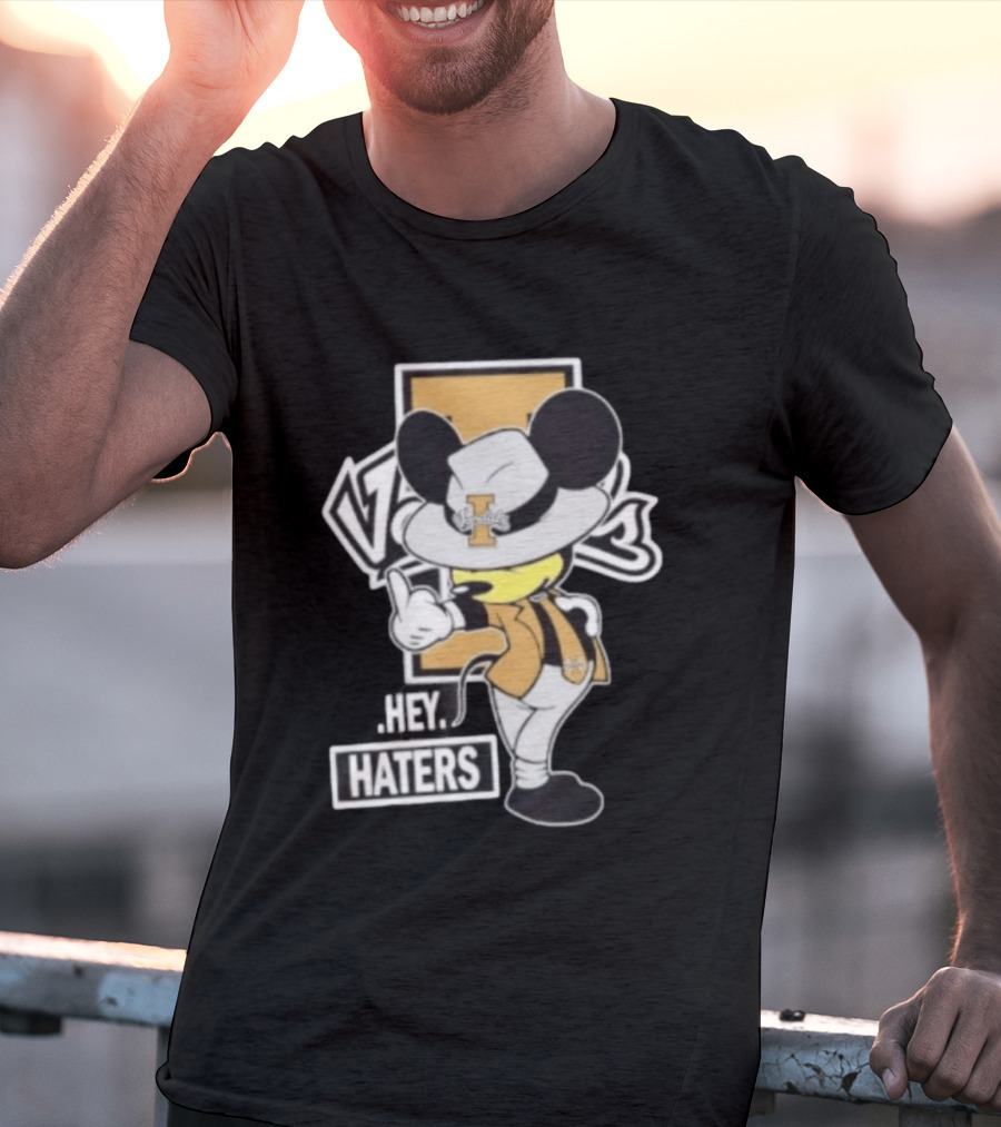 Idaho Vandals Football Mickey Hey Haters T-Shirt