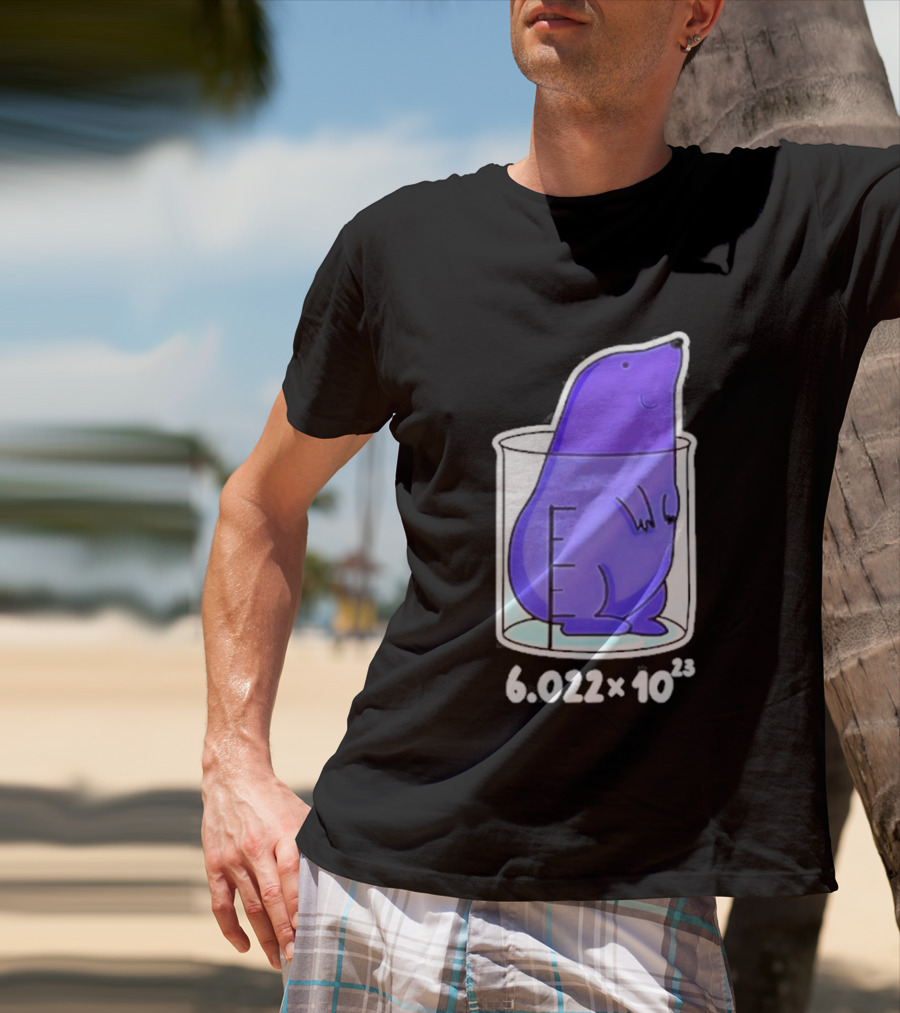 Mole 6.022 X 10²³ Avogadro Chemistry Beaker T-Shirt