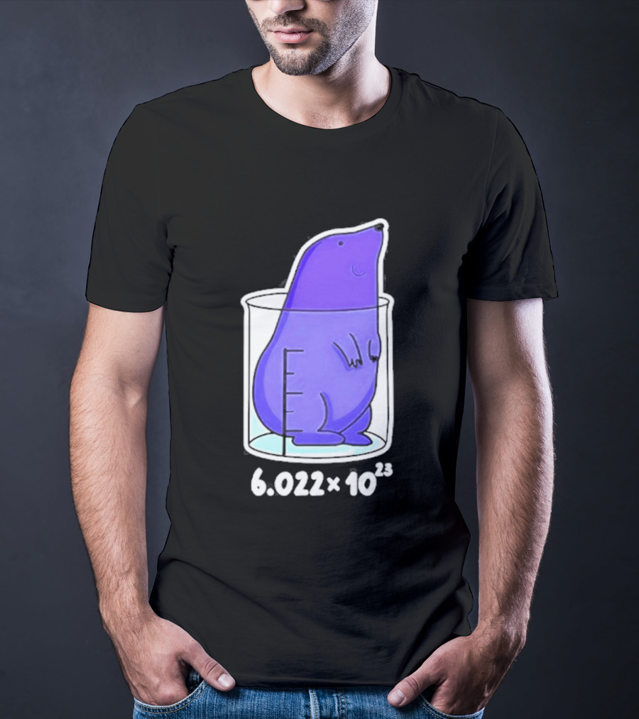 Mole 6.022 X 10²³ Avogadro Chemistry Beaker T-Shirt