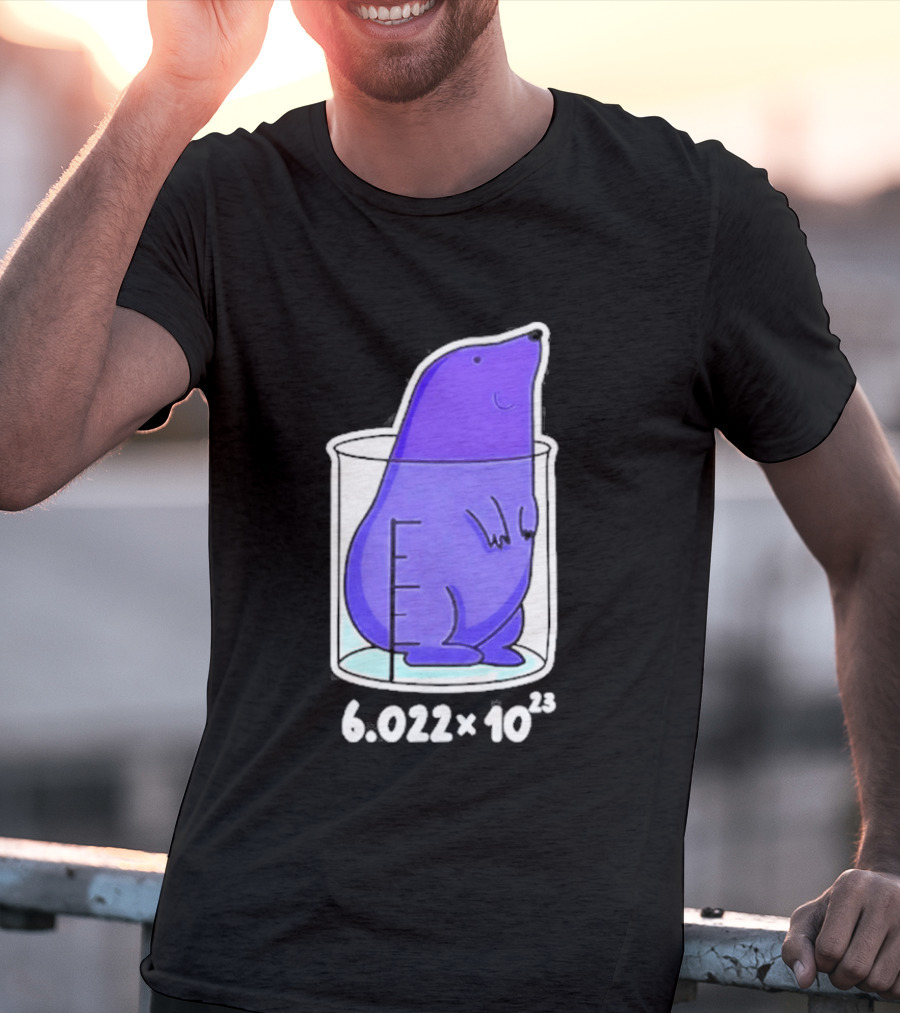 Mole 6.022 X 10²³ Avogadro Chemistry Beaker T-Shirt