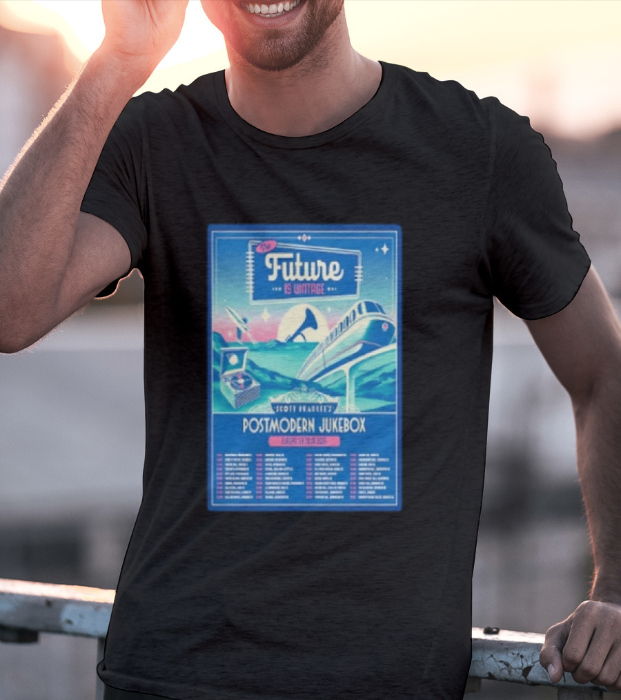 Future Is Vintage Scott Bradlee's Postmodern Jukebox Europe UK Tour 2026 T-Shirt