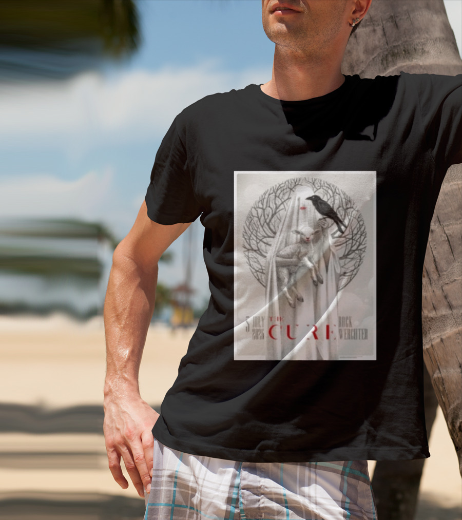 5 July 2026 The Cure Rock Werchter Raven And Lamb T-Shirt