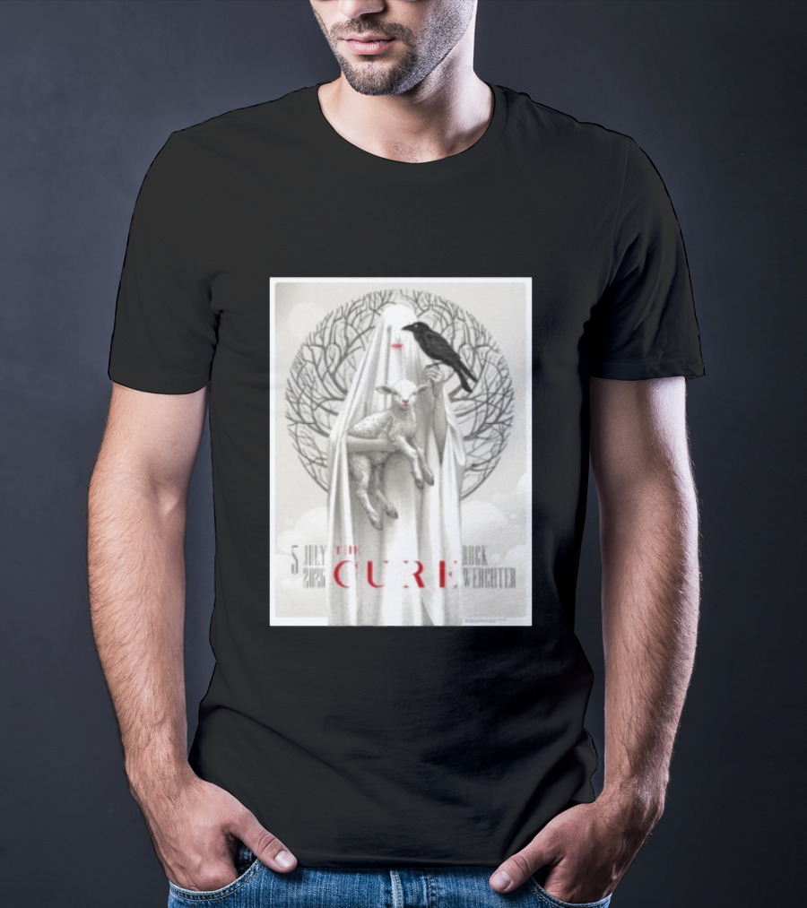 5 July 2026 The Cure Rock Werchter Raven And Lamb T-Shirt