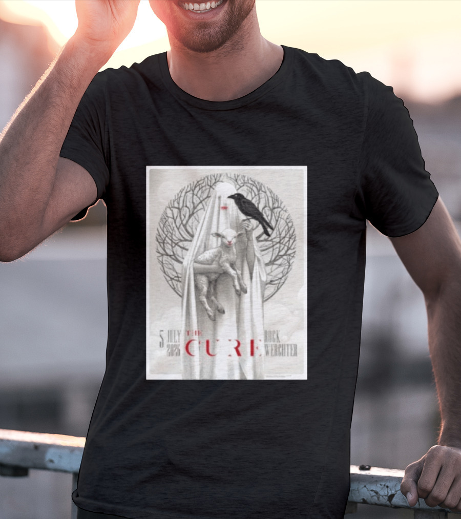 5 July 2026 The Cure Rock Werchter Raven And Lamb T-Shirt