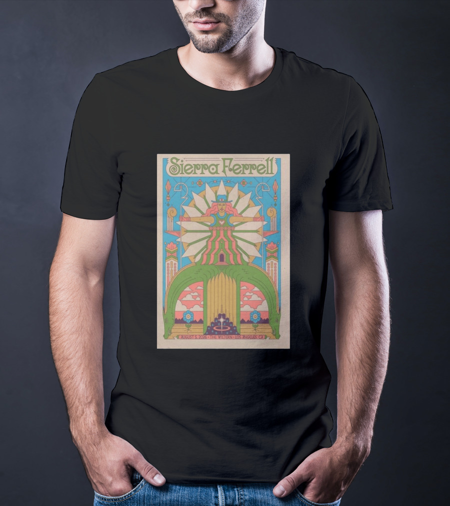 Sierra Ferrell August 5 2026 The Wiltern Los Angeles CA Psychedelic T-Shirt