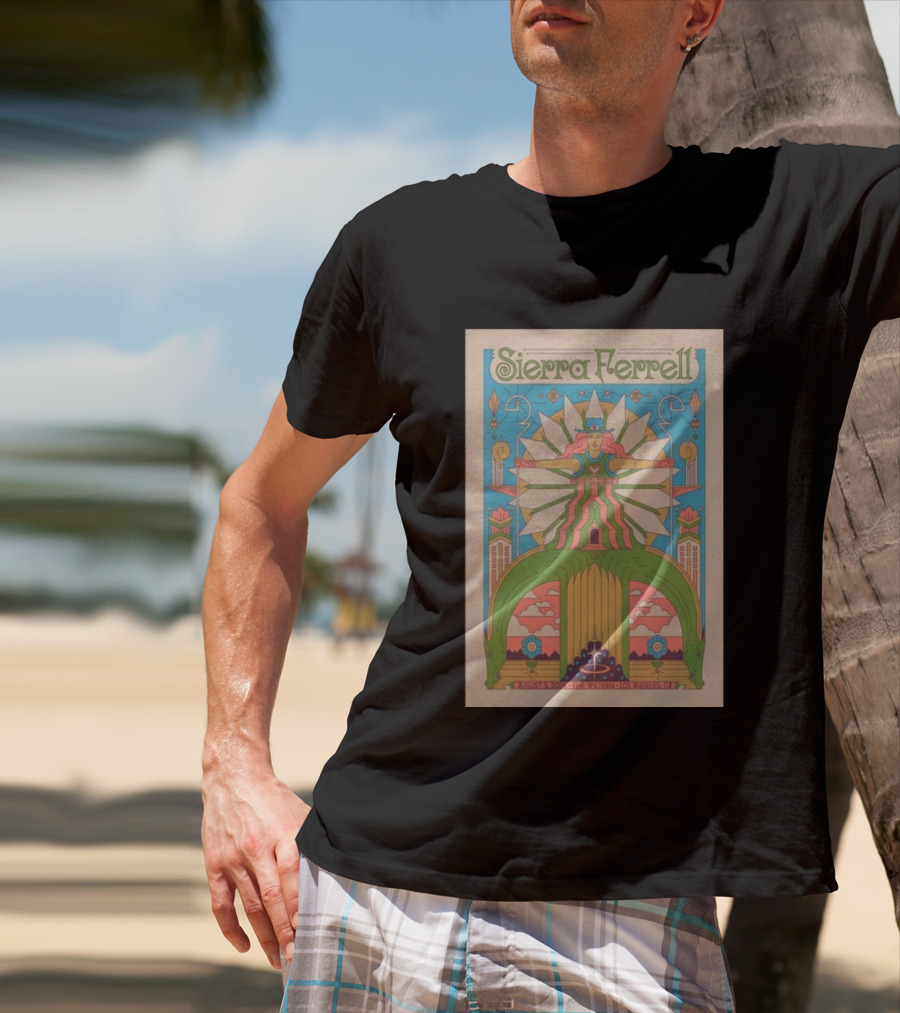 Sierra Ferrell August 5 2026 The Wiltern Los Angeles CA Psychedelic Tour T-Shirt