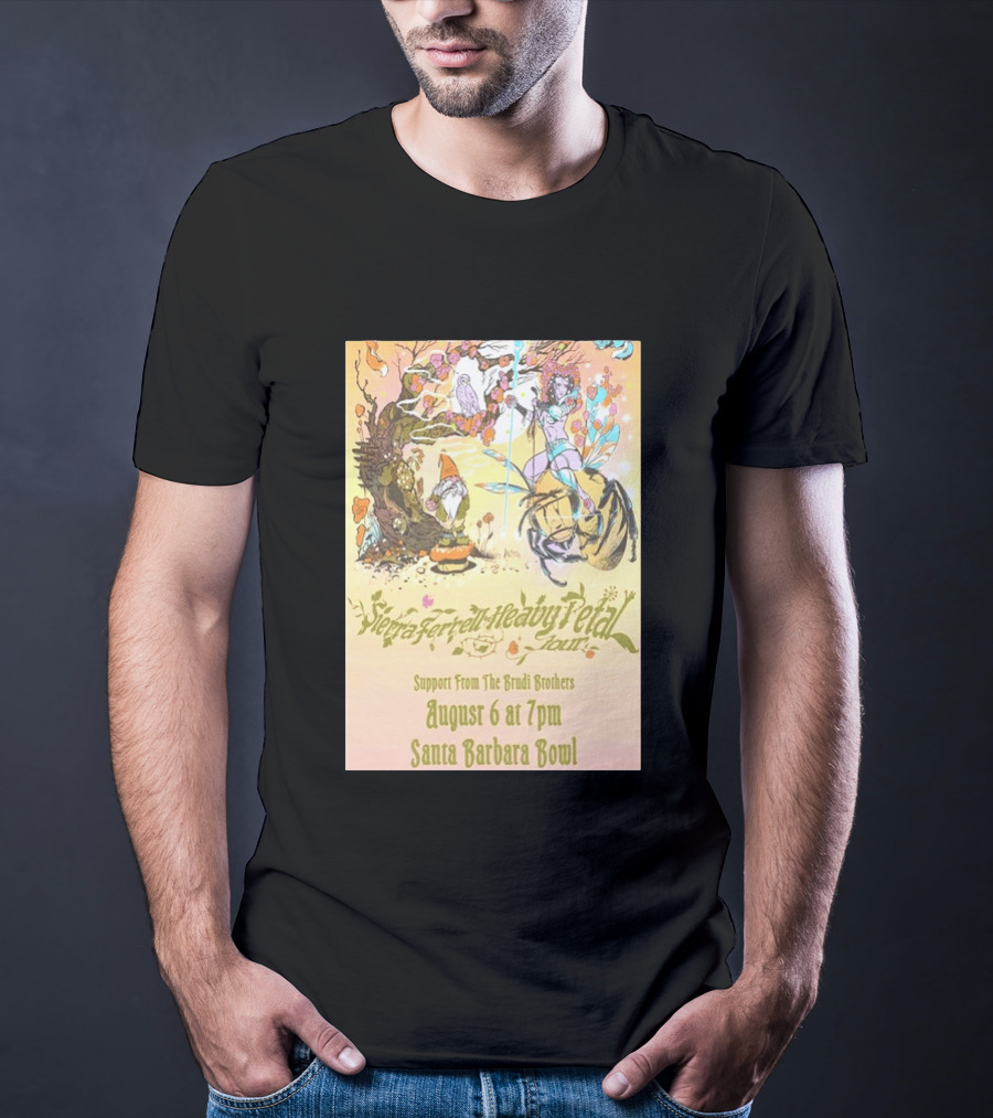 Sierra Ferrell Heavy Petal Tour Brudi Brothers Support August 6 Santa Barbara Bowl T-Shirt