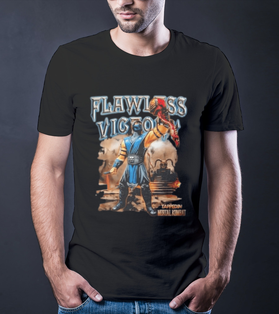 Flawless Victory Subzero Tappedin Mortal Kombat T-Shirt