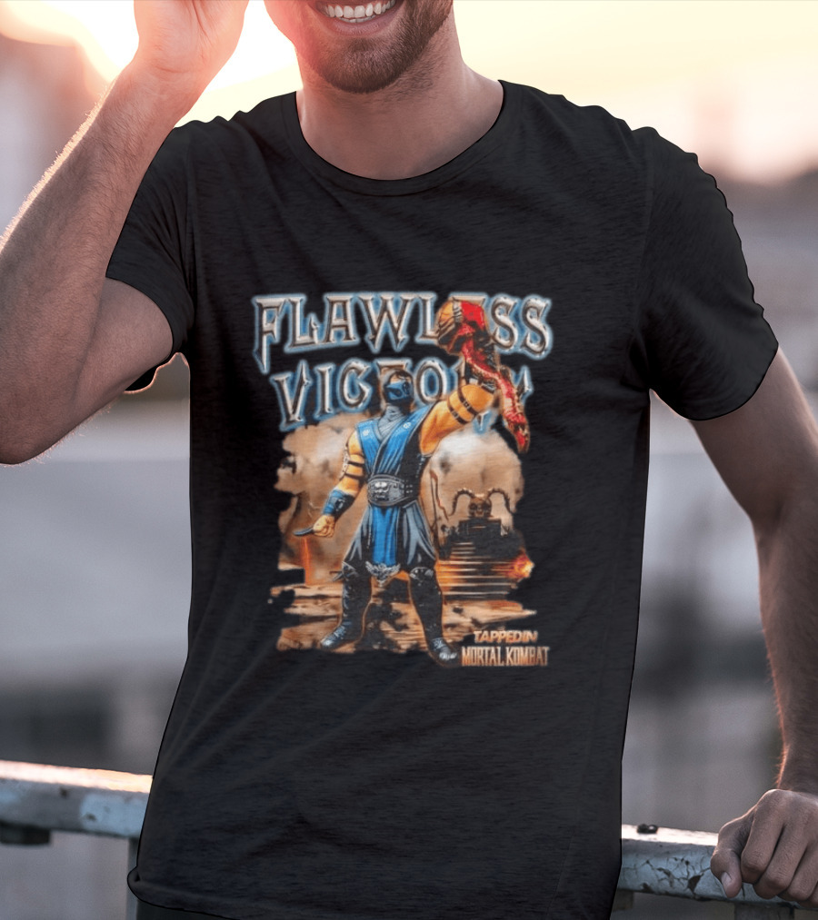 Flawless Victory Subzero Tappedin Mortal Kombat T-Shirt