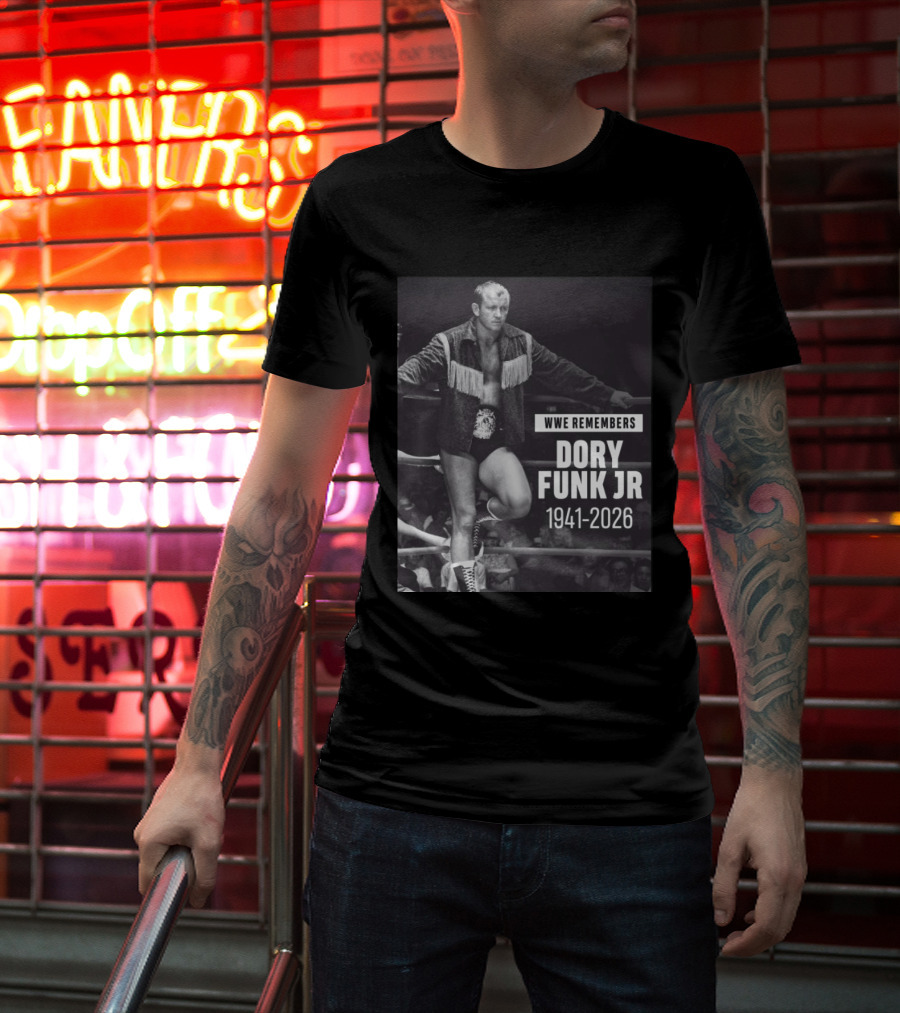 WWE Remembers Dory Funk Jr 1941 2026 T-Shirt