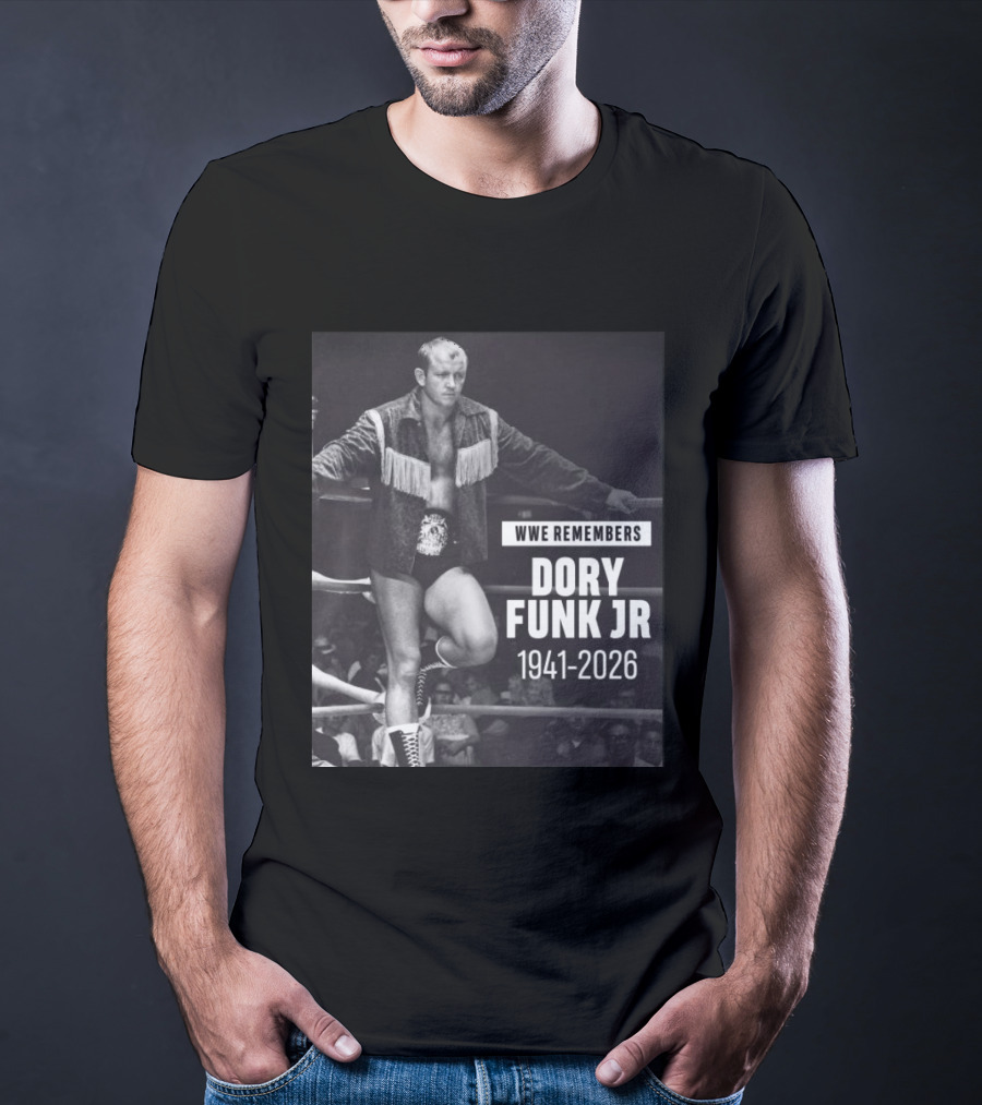 WWE Remembers Dory Funk Jr 1941 2026 T-Shirt