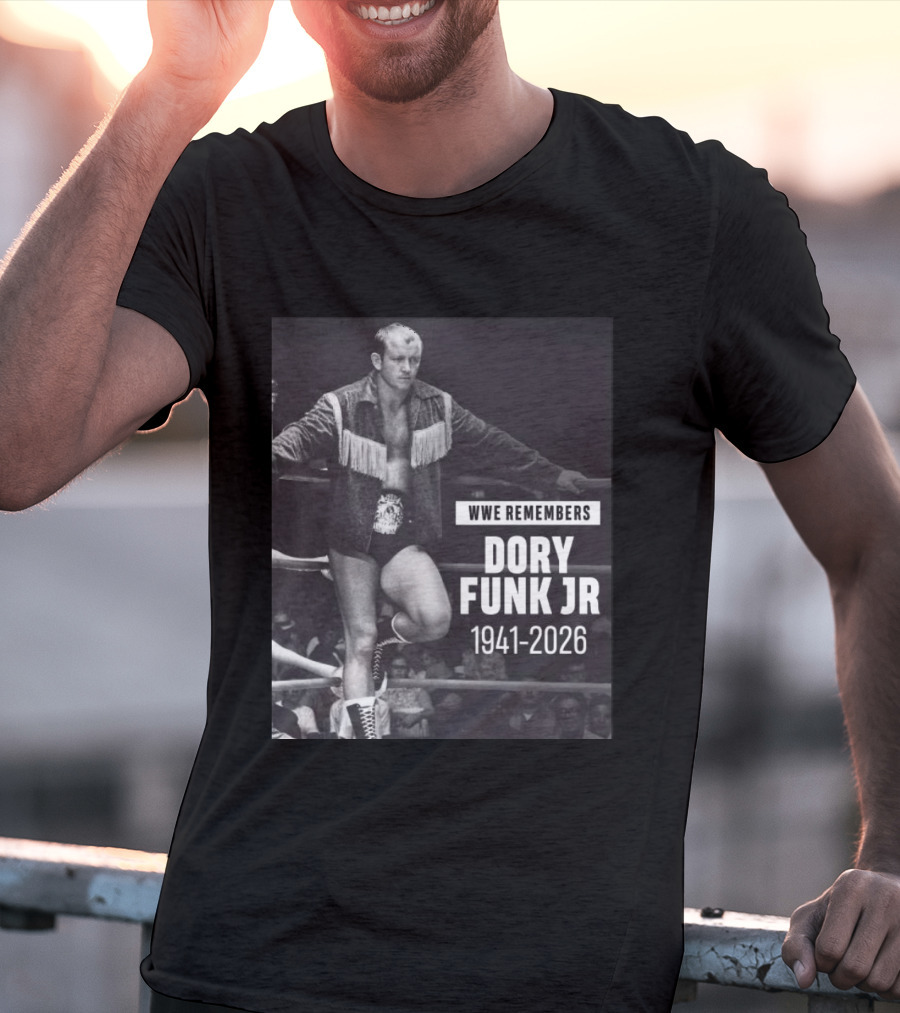 WWE Remembers Dory Funk Jr 1941 2026 T-Shirt